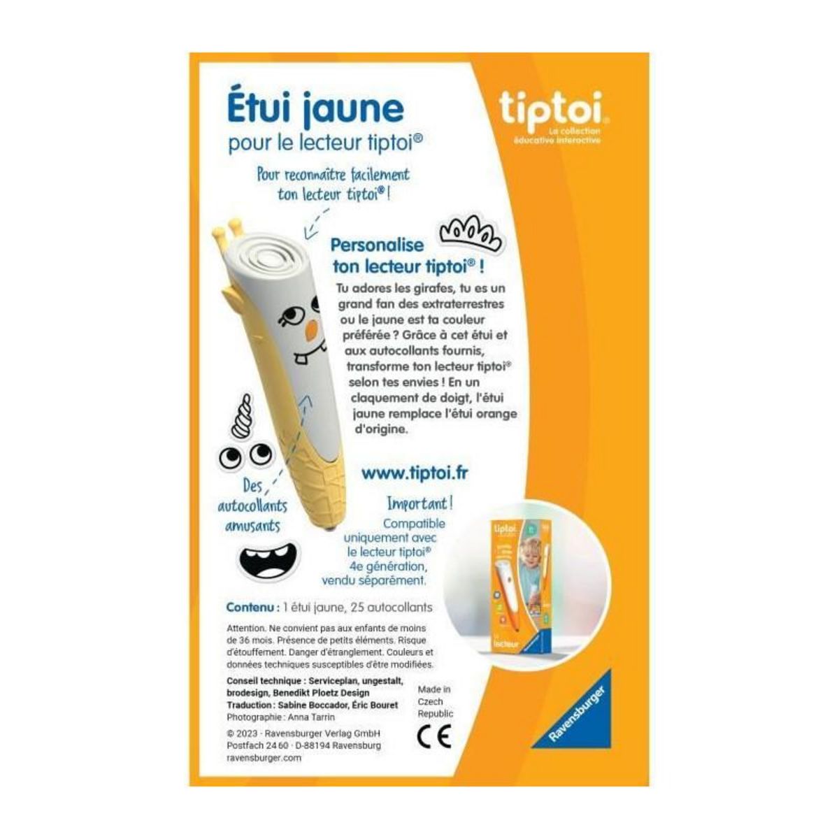 RAVENSBURGER Ravensburger-tiptoi Etui jaune-4005556001842-A partir de 3 ans