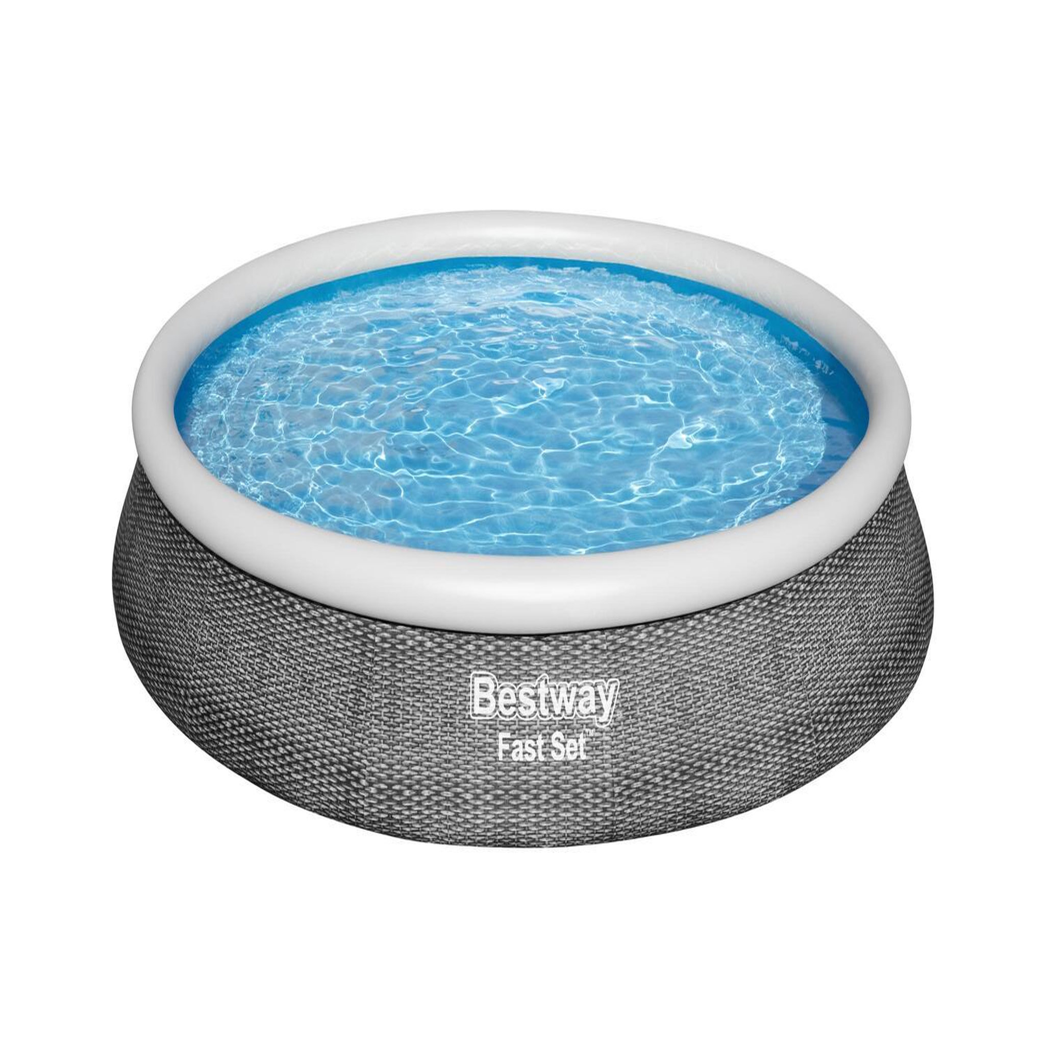 Voir la diapositive 1 : CONCEPT USINE Piscine autoportante gonflable ronde 3,96 x 84 cm HAWAI
