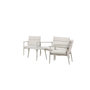 Voir la diapositive 3 : Paris Prix Salon de Jardin 4 Places  Mazzaro  120cm Beige
