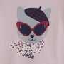 Voir la diapositive 2 : INEXTENSO T-shirt manches longues chat fille