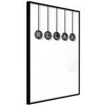 Paris Prix Affiche Murale Encadrée  Relax. Coloris disponibles : Noir, Jaune