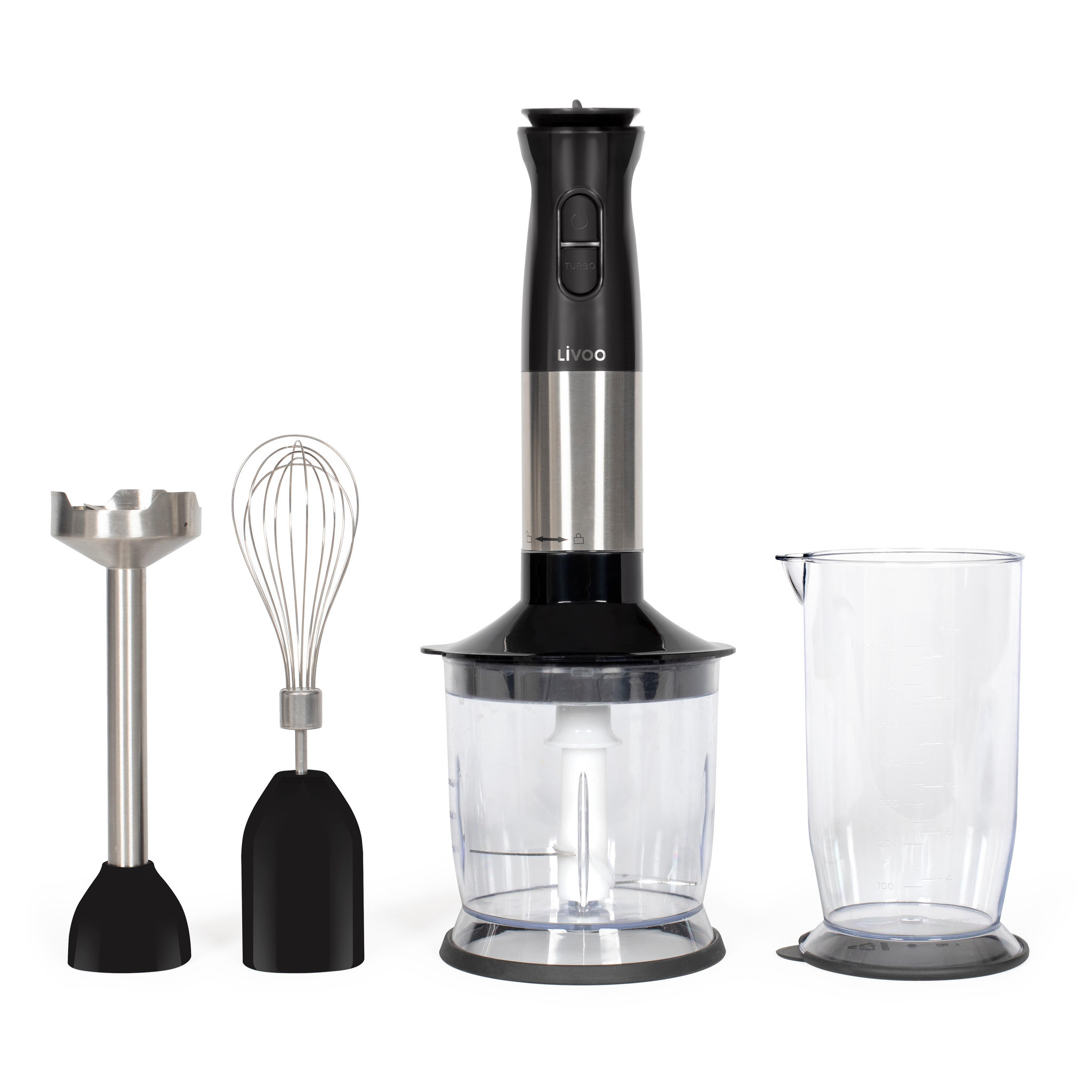LIVOO Mixeur plongeant multifonction 800w noir - dop246