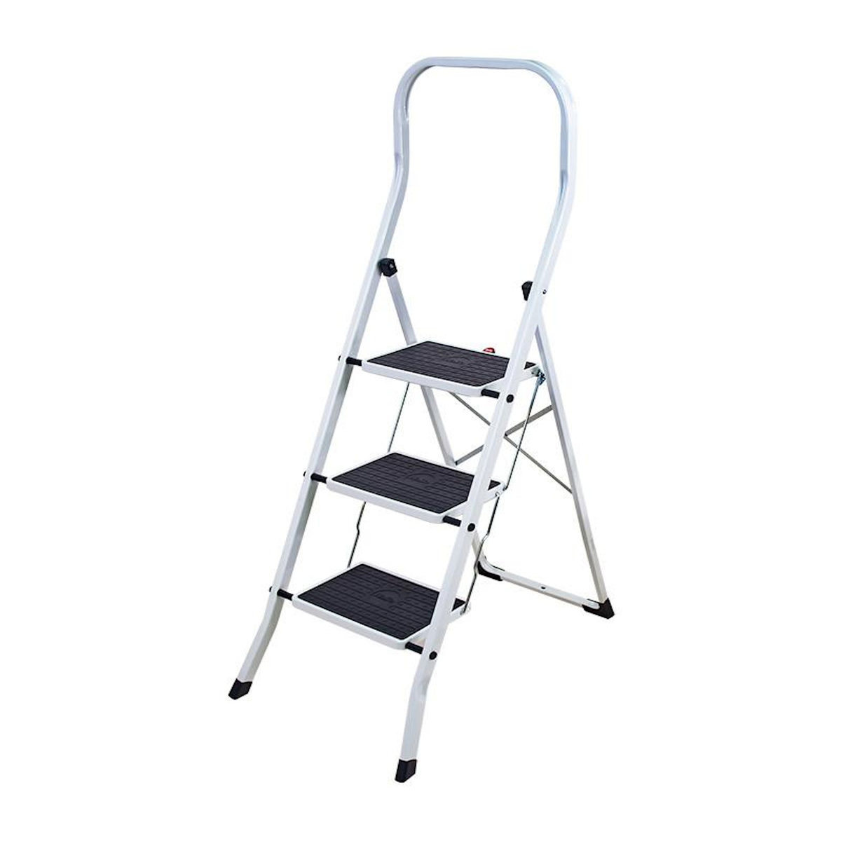 HAILO Marche pied 3 marches design pliable en acier Hailo Safety