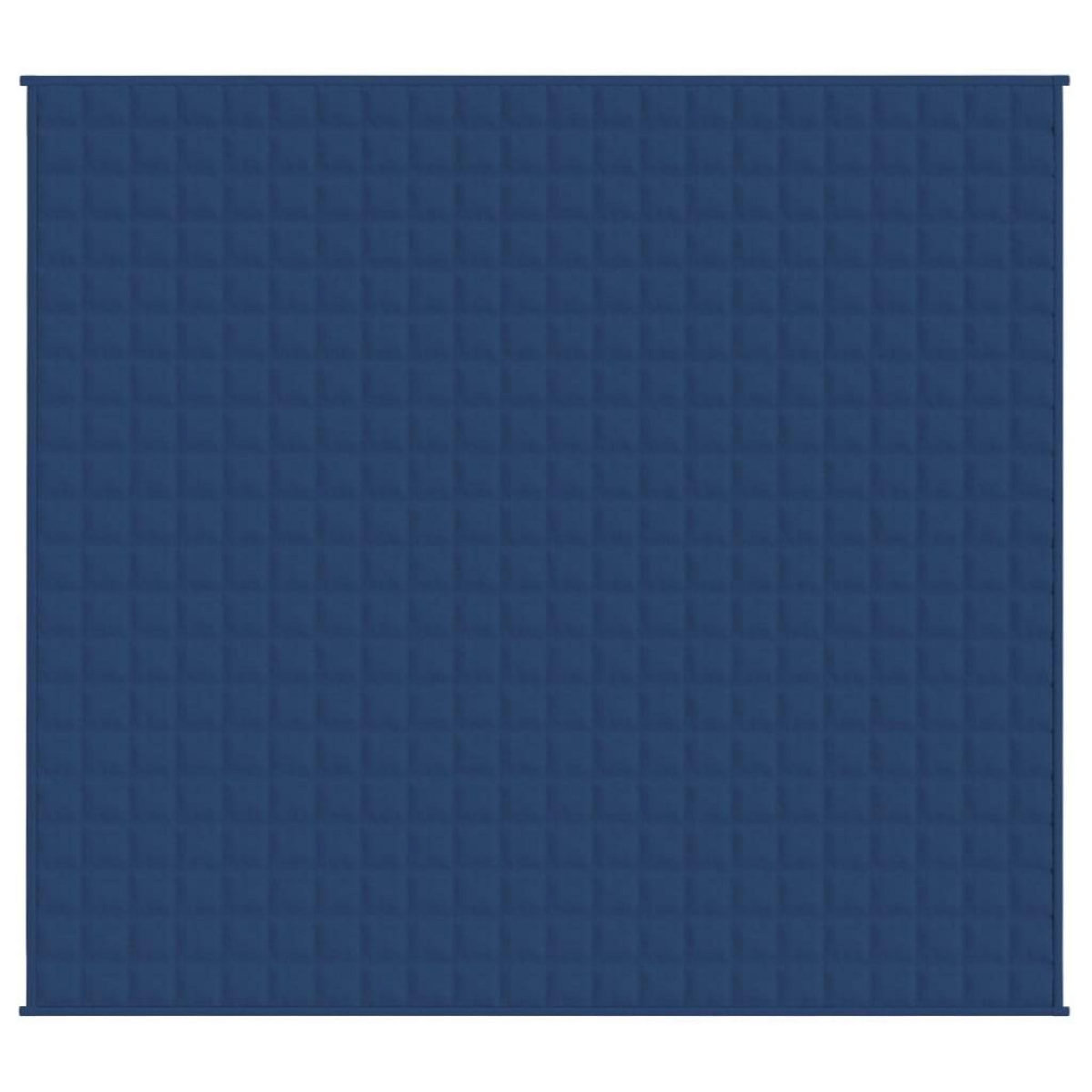 VIDAXL Couverture lestee Bleu 220x230 cm 15 kg Tissu