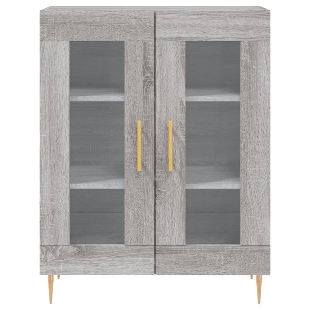 VIDAXL Buffet sonoma gris 69,5x34x90 cm bois d'ingenierie