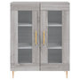 Voir la diapositive 5 : VIDAXL Buffet sonoma gris 69,5x34x90 cm bois d'ingenierie