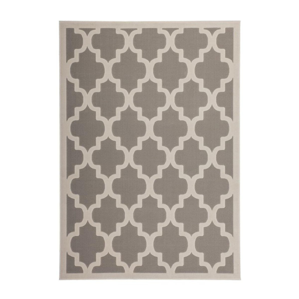 Paris Prix Tapis Vintage à Poils Courts  Manolya  Taupe