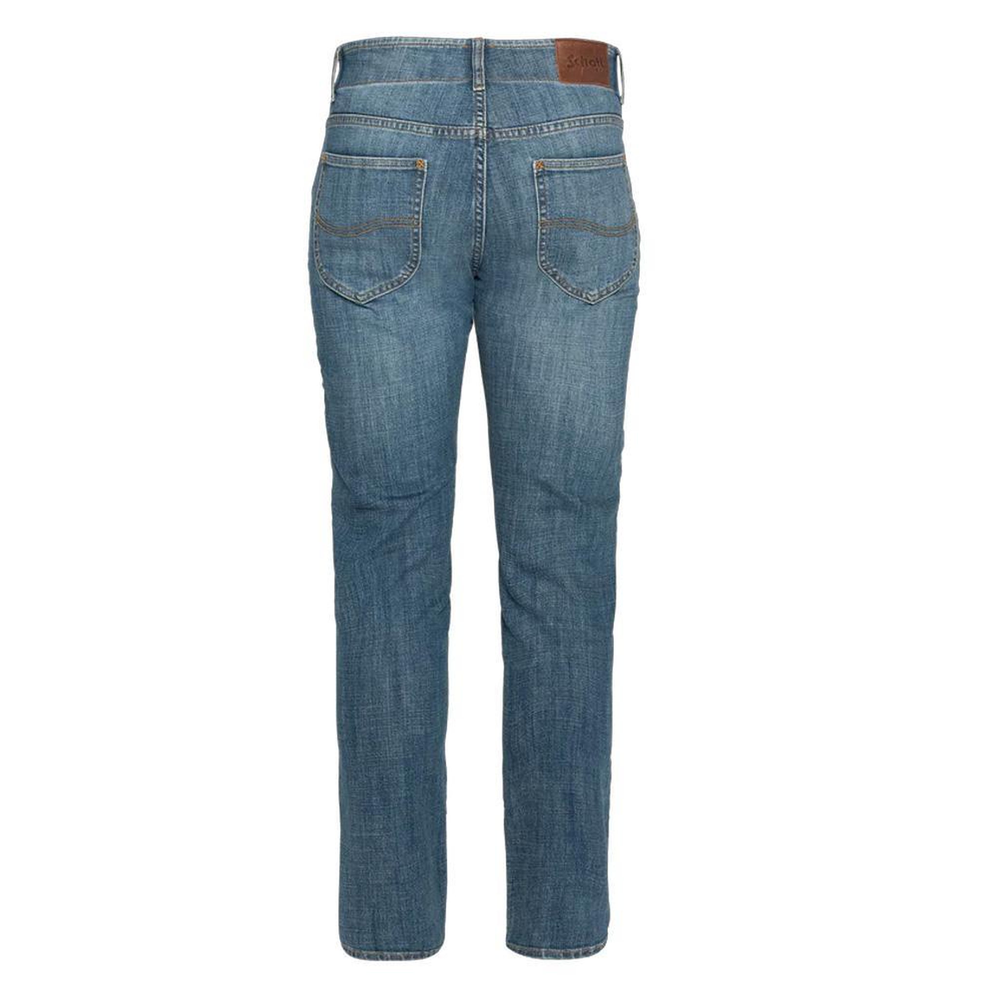 Voir la diapositive 2 : Schott Jean Droit Bleu Homme Schott TRD196832