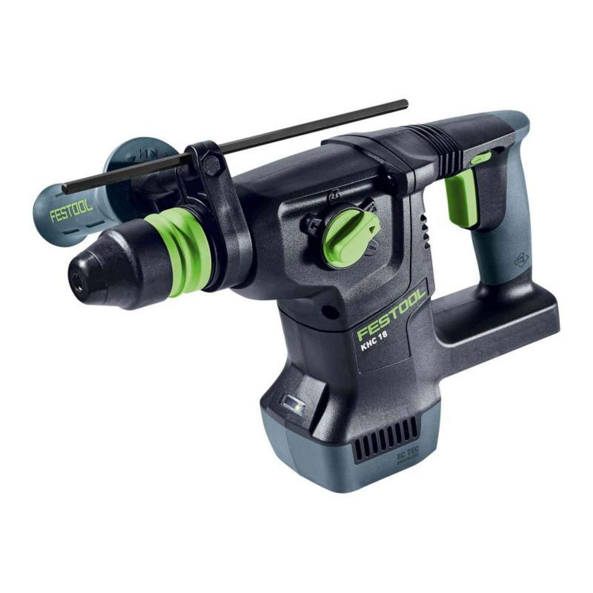 FESTOOL Perforateur burineur SDS Plus 18V KHC 18 EB BASIC (sans batterie ni chargeur) + coffret Systainer FESTOOL 577447