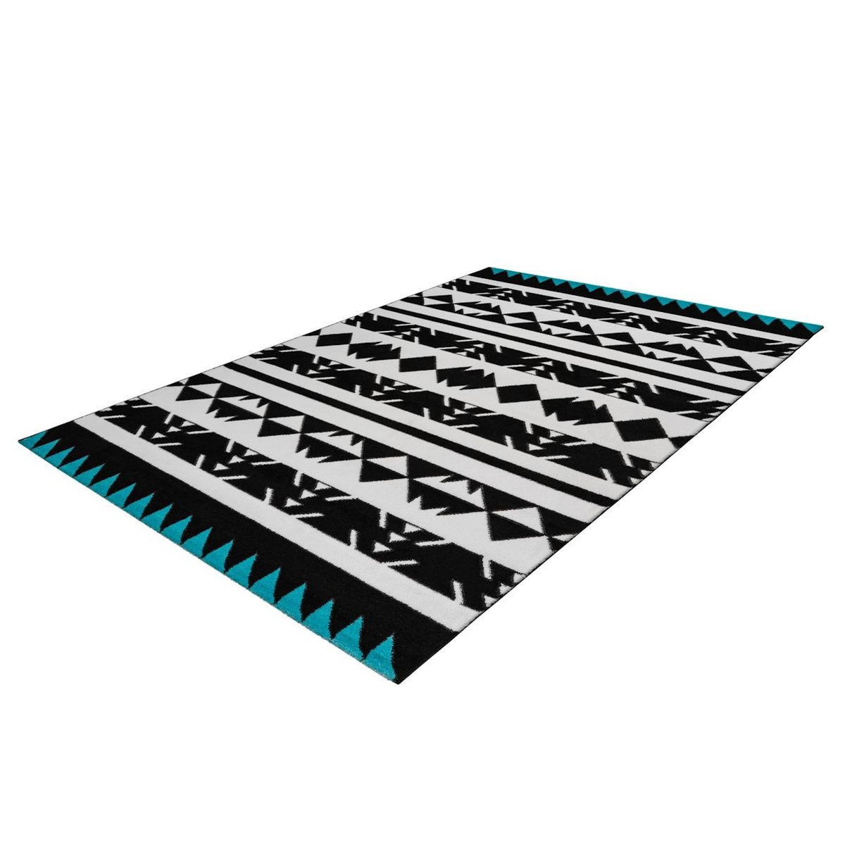 Paris Prix Tapis Ethnique à Poils Courts  Broadway IV  Blanc