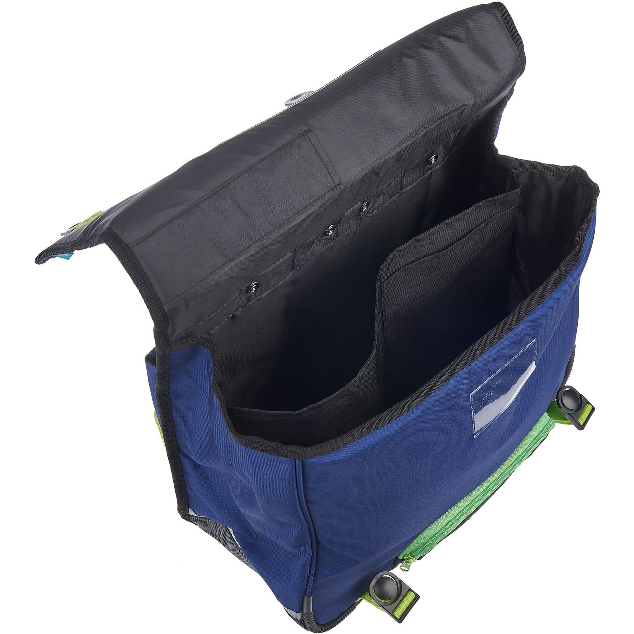 Voir la diapositive 4 : AUCHAN Cartable à roulettes bleu MODERN GAMING