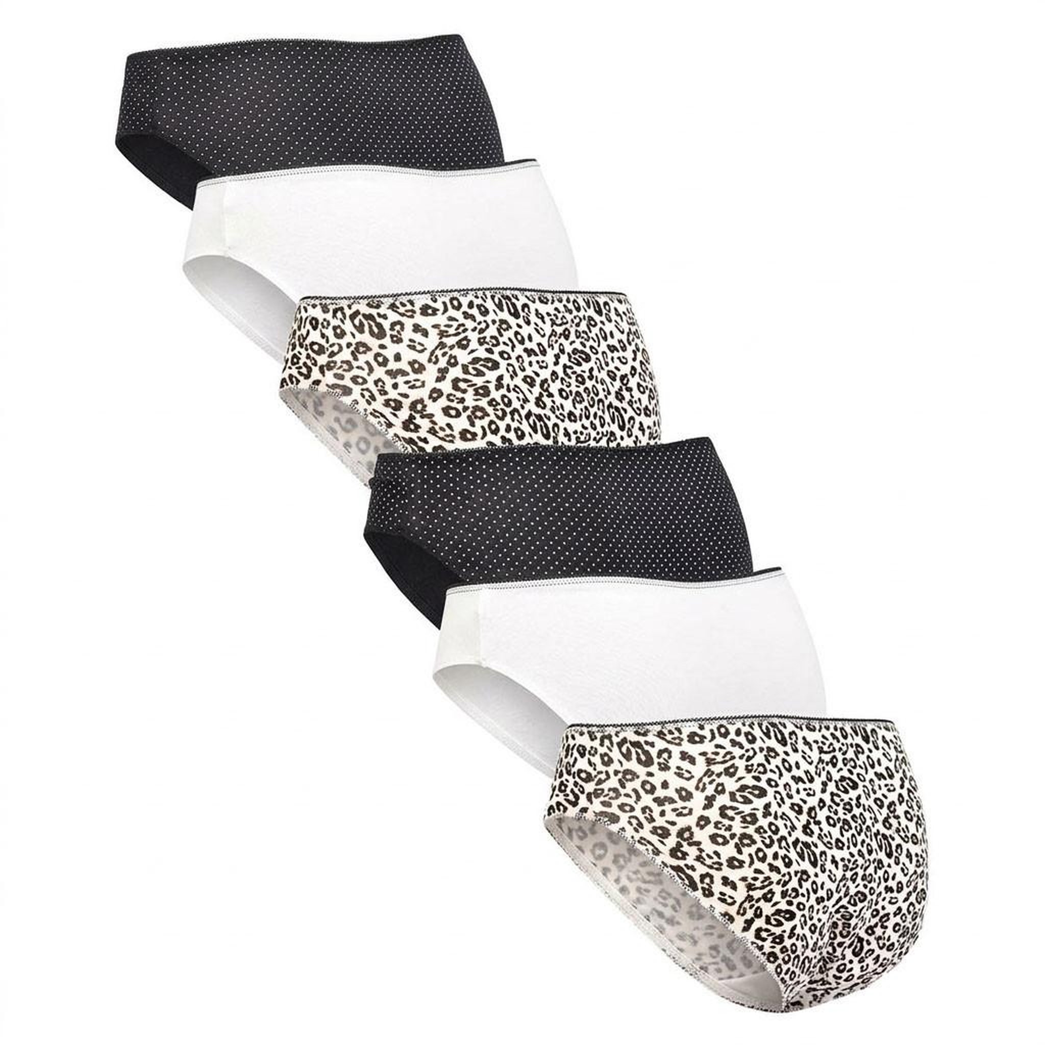 Voir la diapositive 3 : OZABI OZABI Pack de Culottes Femme Coton – Lot de 6
