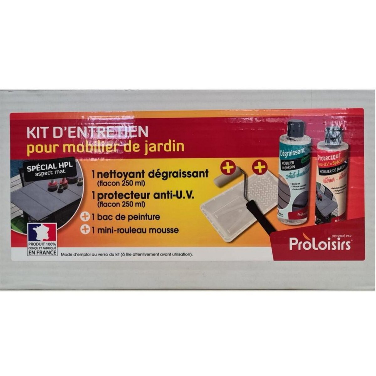 Proloisirs Kit de protection Anti-U.V pour HPL, Aluminium, resine
