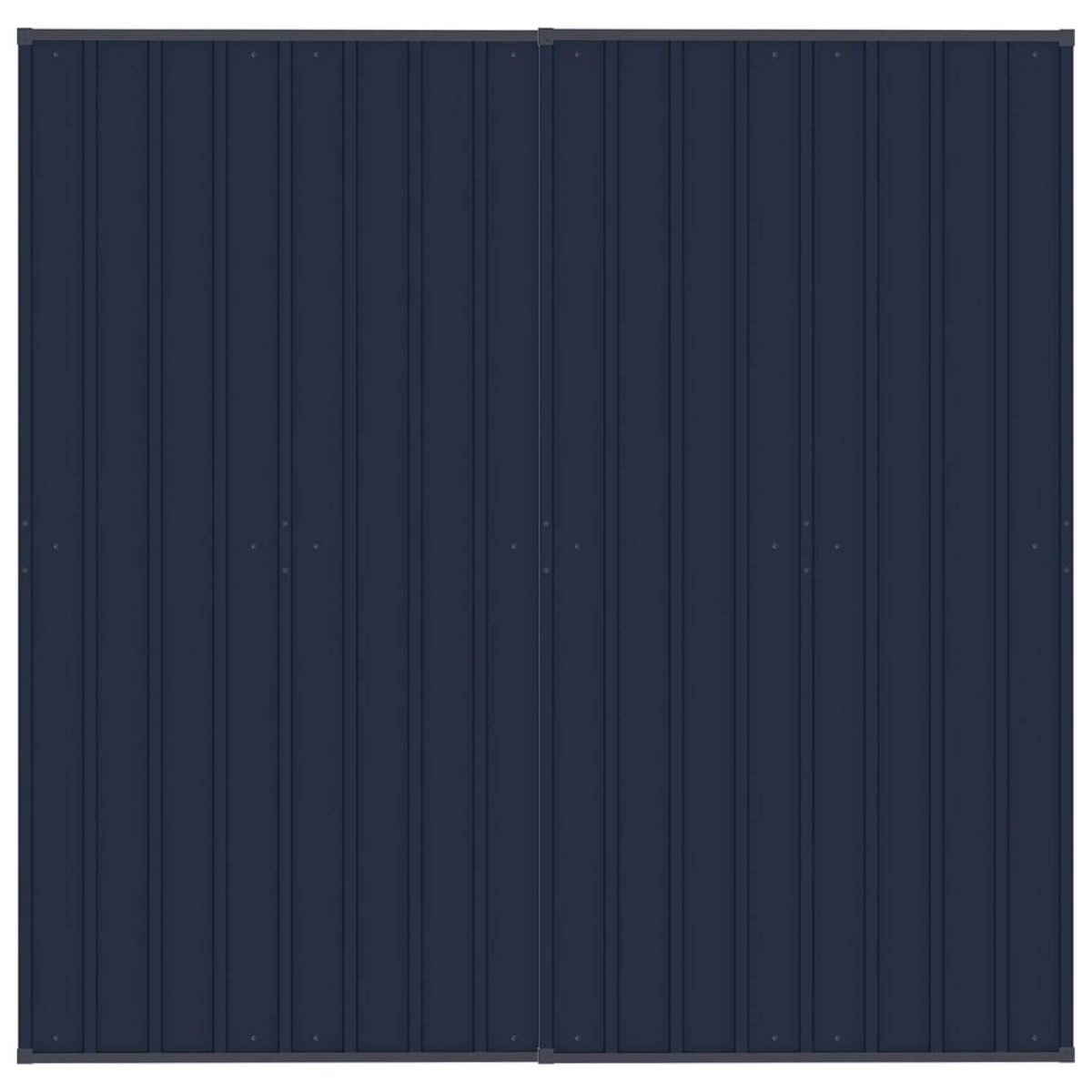 VIDAXL Chenil d'exterieur avec toit pour chiens Acier 3,69 m²