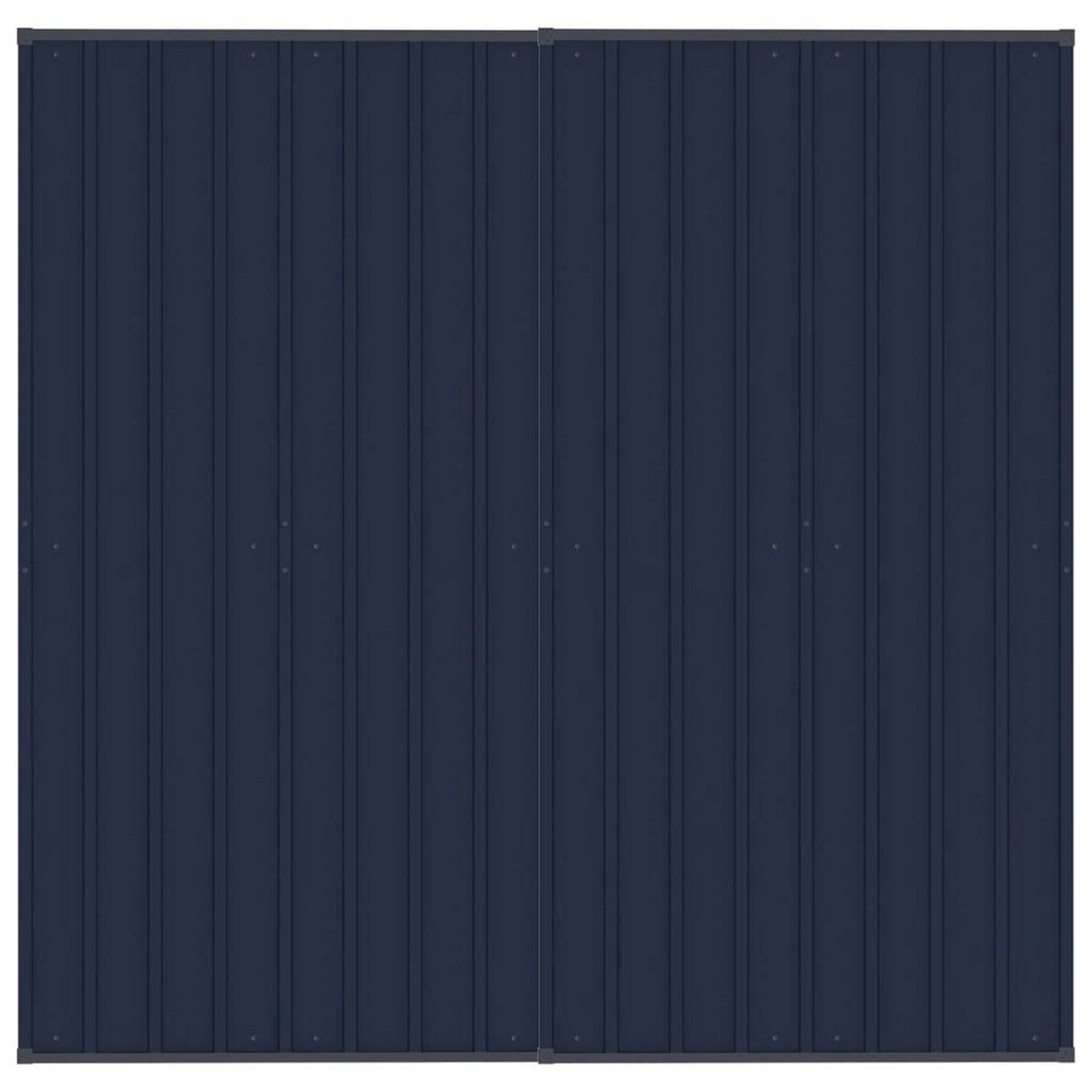 VIDAXL Chenil d'exterieur avec toit pour chiens Acier 3,69 m²