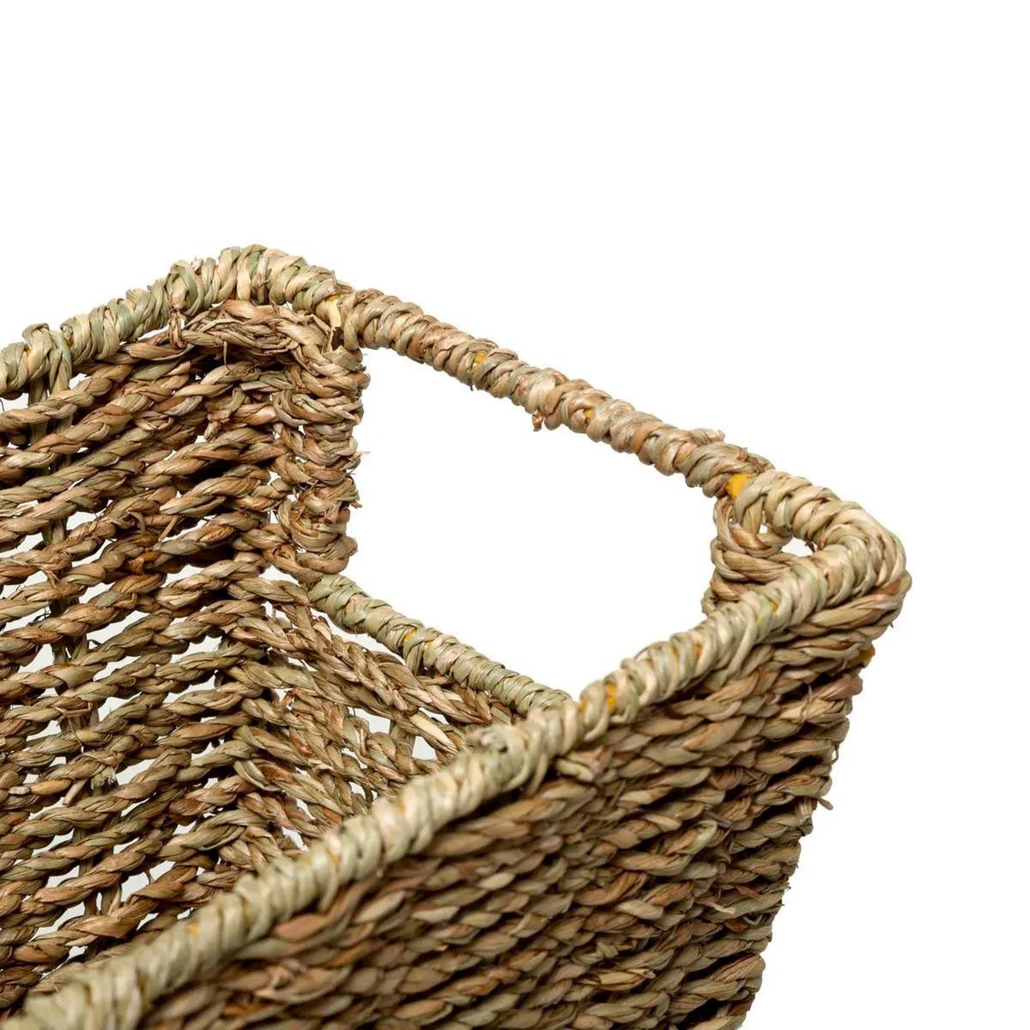 Voir la diapositive 2 : FIVE Panier de rangement  seagrass  15x31cm naturel