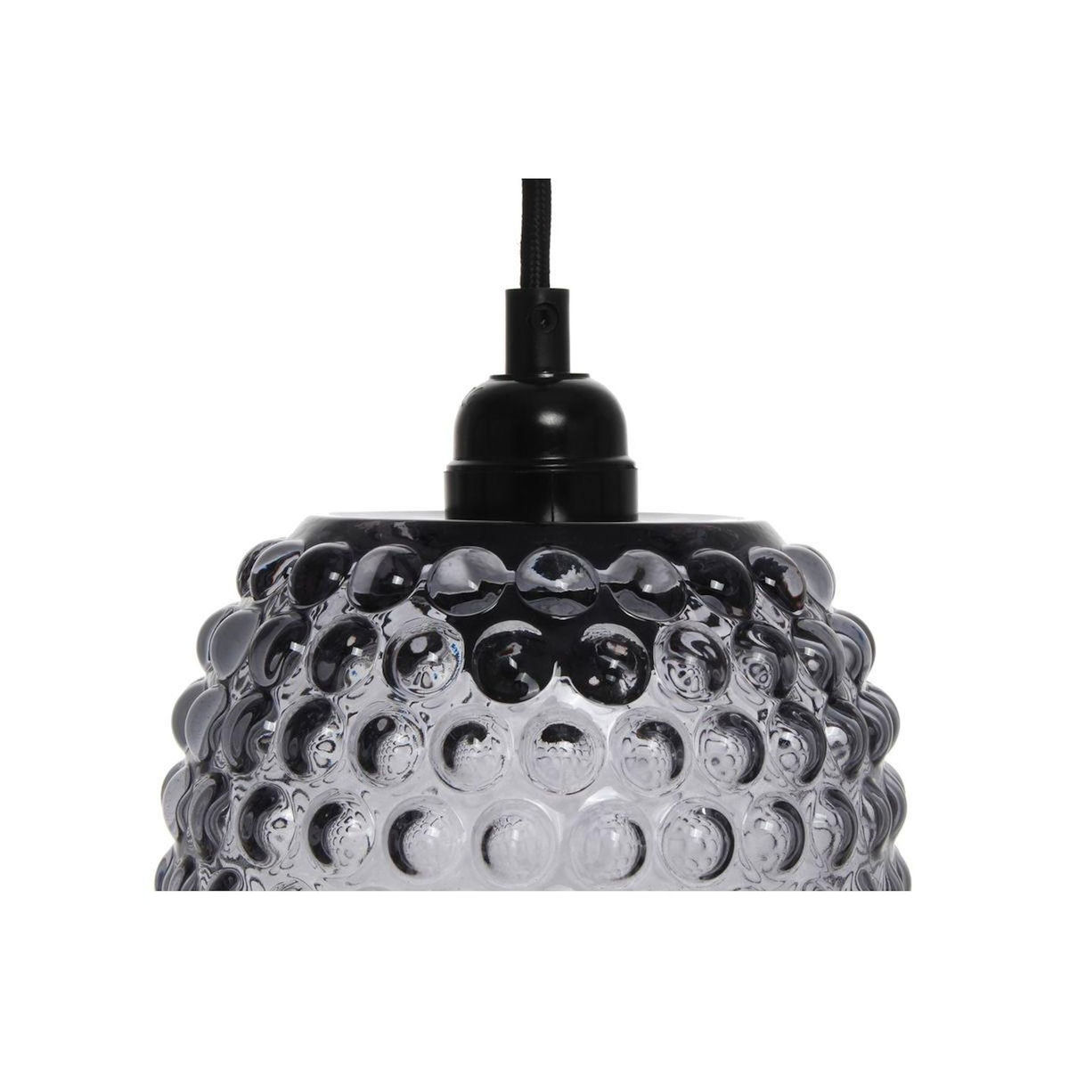 Paris Prix Lampe Suspension en Verre  Irina  34cm Gris