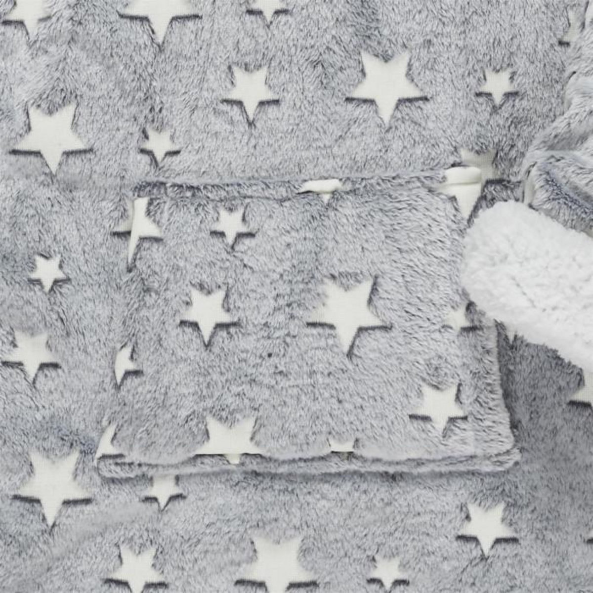 Paris Prix Plaid Sweat Enfant  Phosphorescent  6-9ans Gris