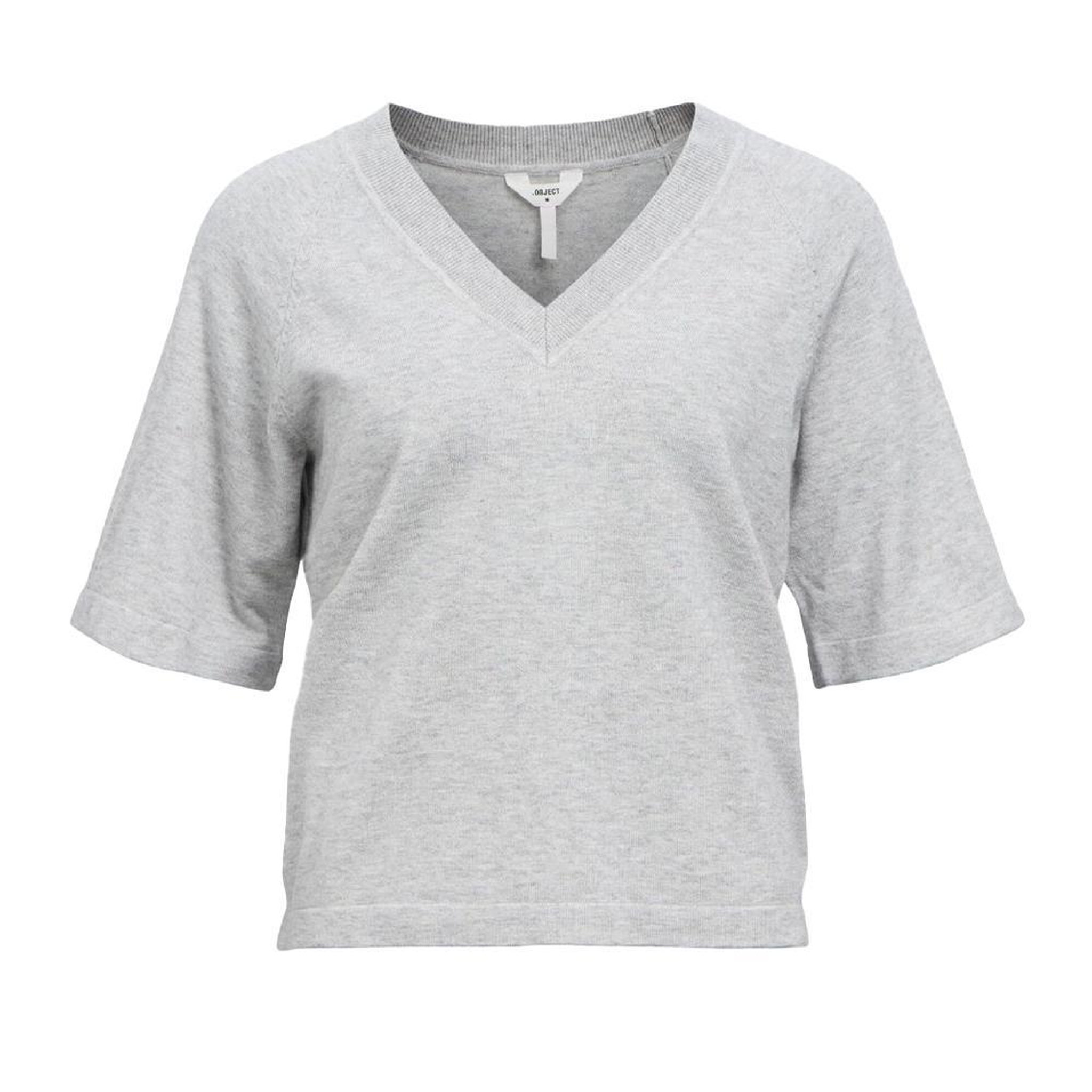 OBJECT T-Shirt Gris Femme Object Thess. Coloris disponibles : Gris