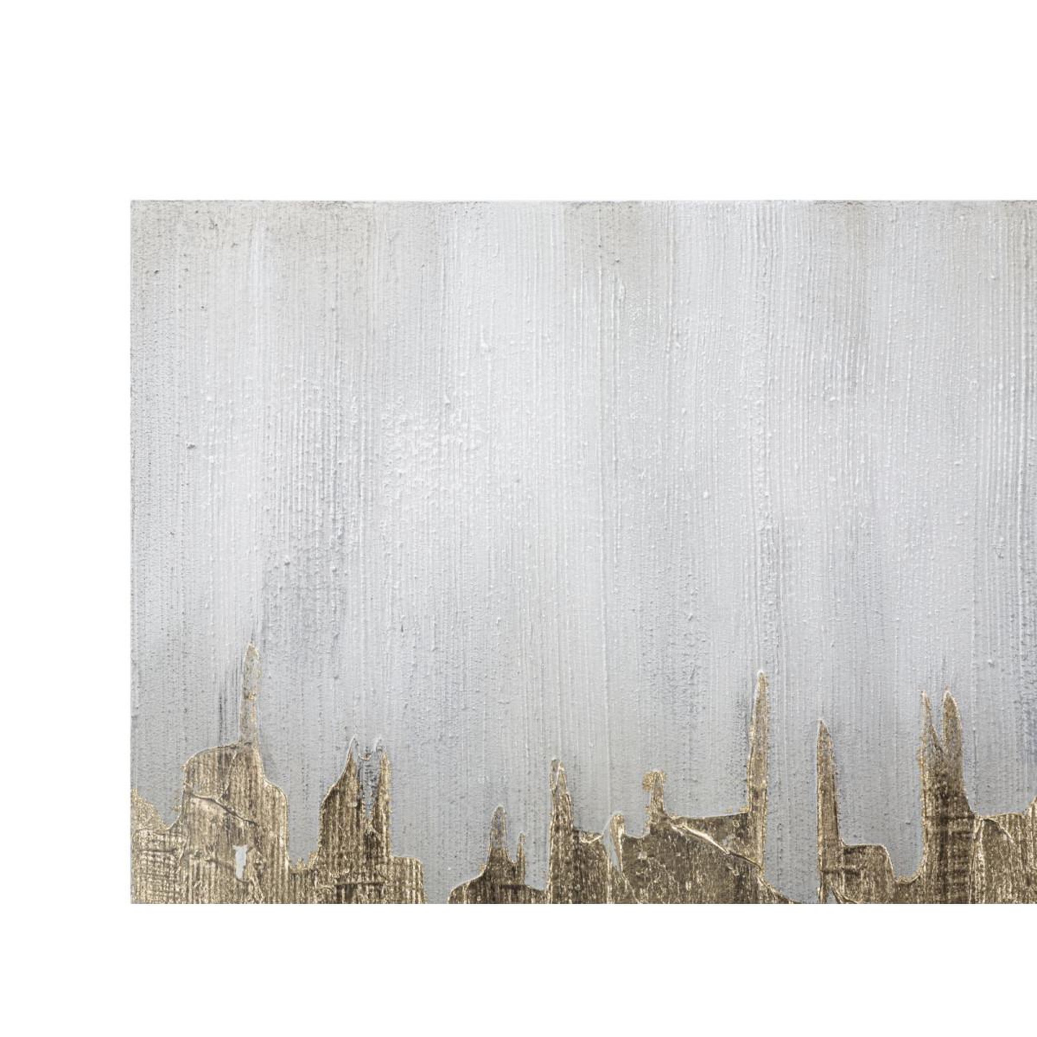 Voir la diapositive 2 : Paris Prix Toile peinture déco  goldage  80x100cm multicolore