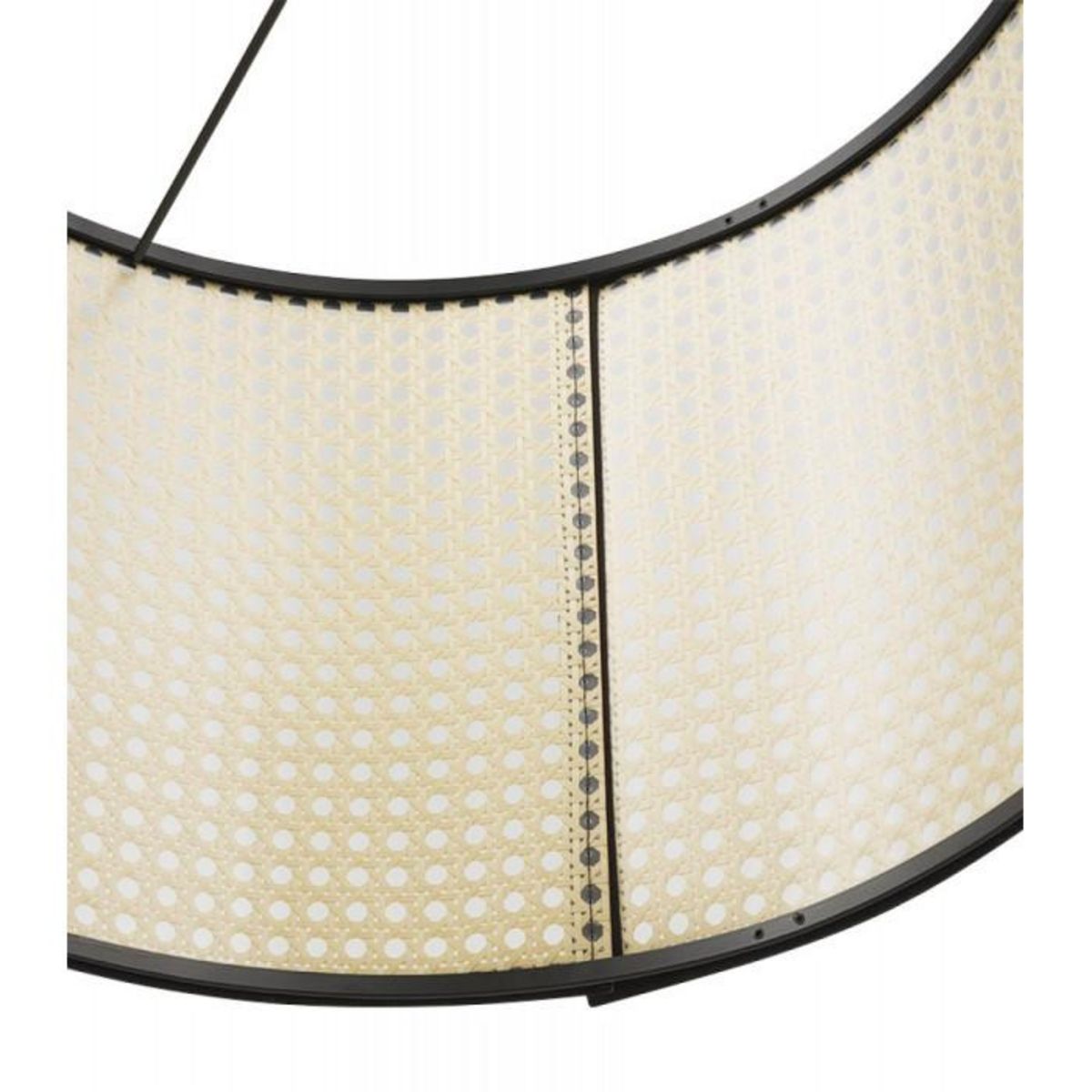 Paris Prix Lampe Suspension en Rotin  Derek  50cm Naturel