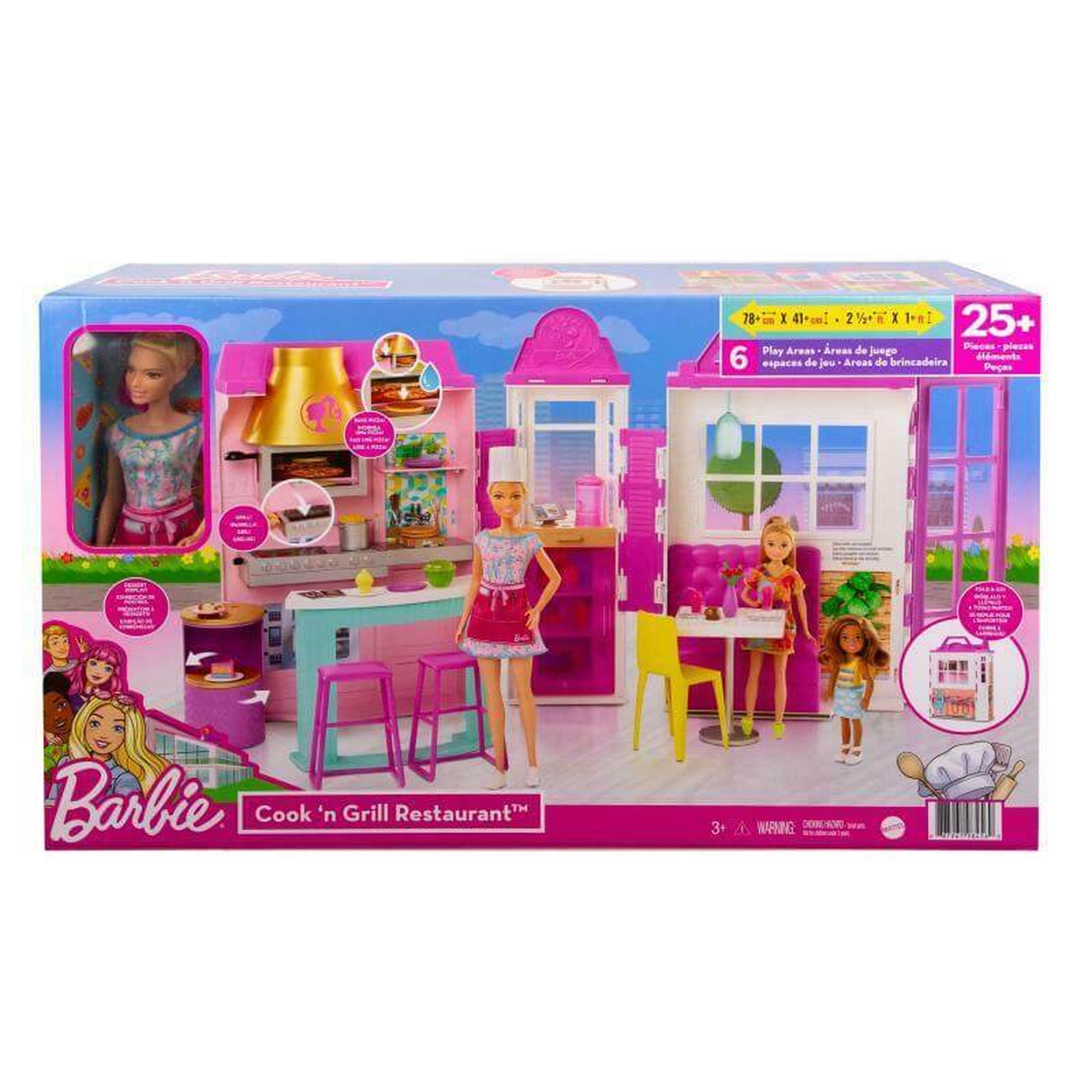 Voir la diapositive 4 : MATTEL barbie  le restaurant de barbie