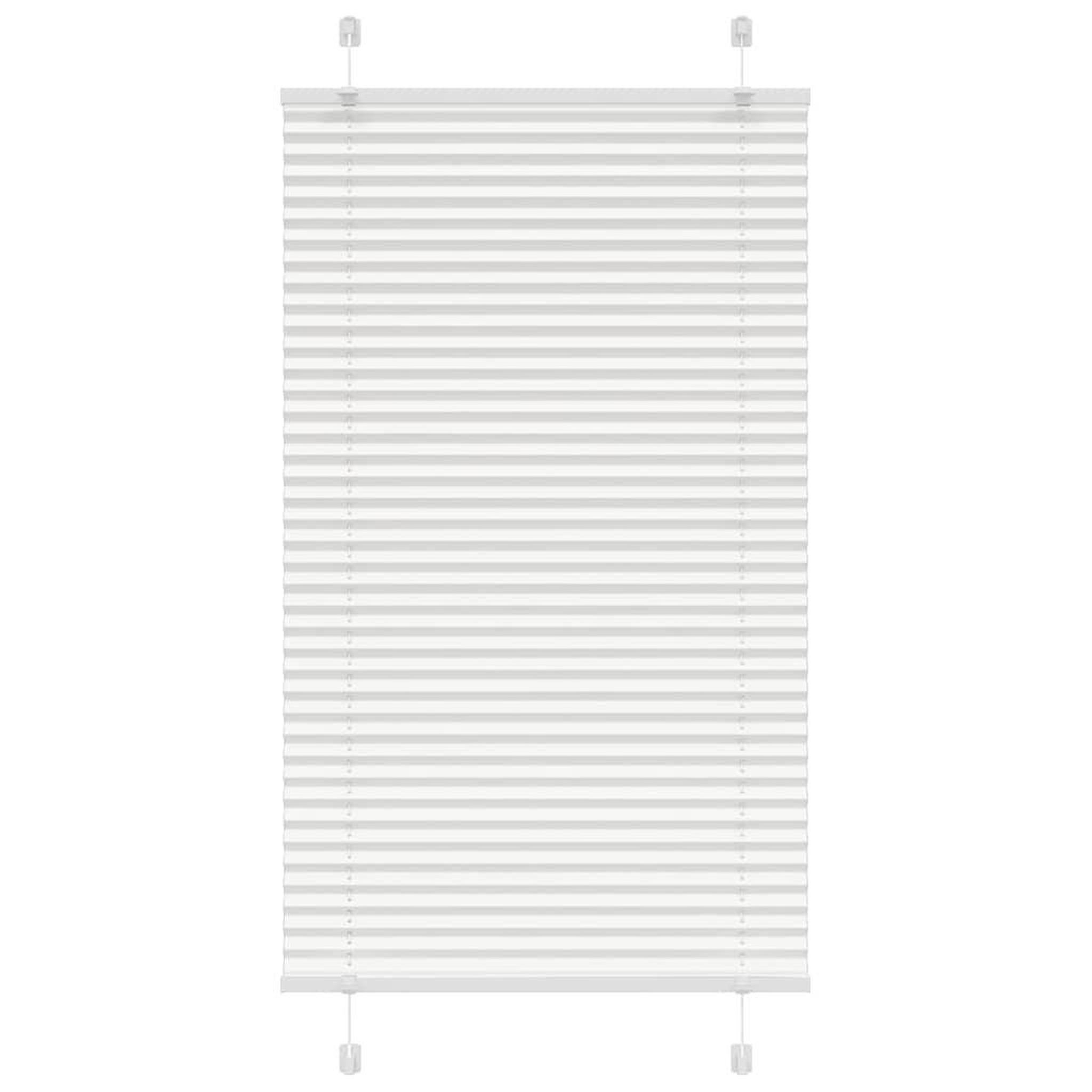 VIDAXL Store plisse blanc 75x150 cm largeur du tissu 74,4 cm polyester