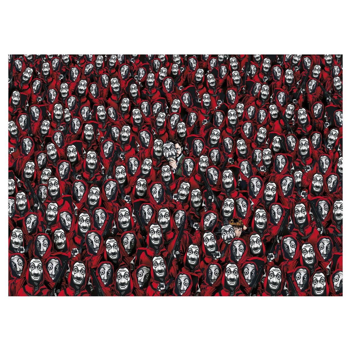 CLEMENTONI Puzzle La Casa de Papel - Impossible 1000 pièces