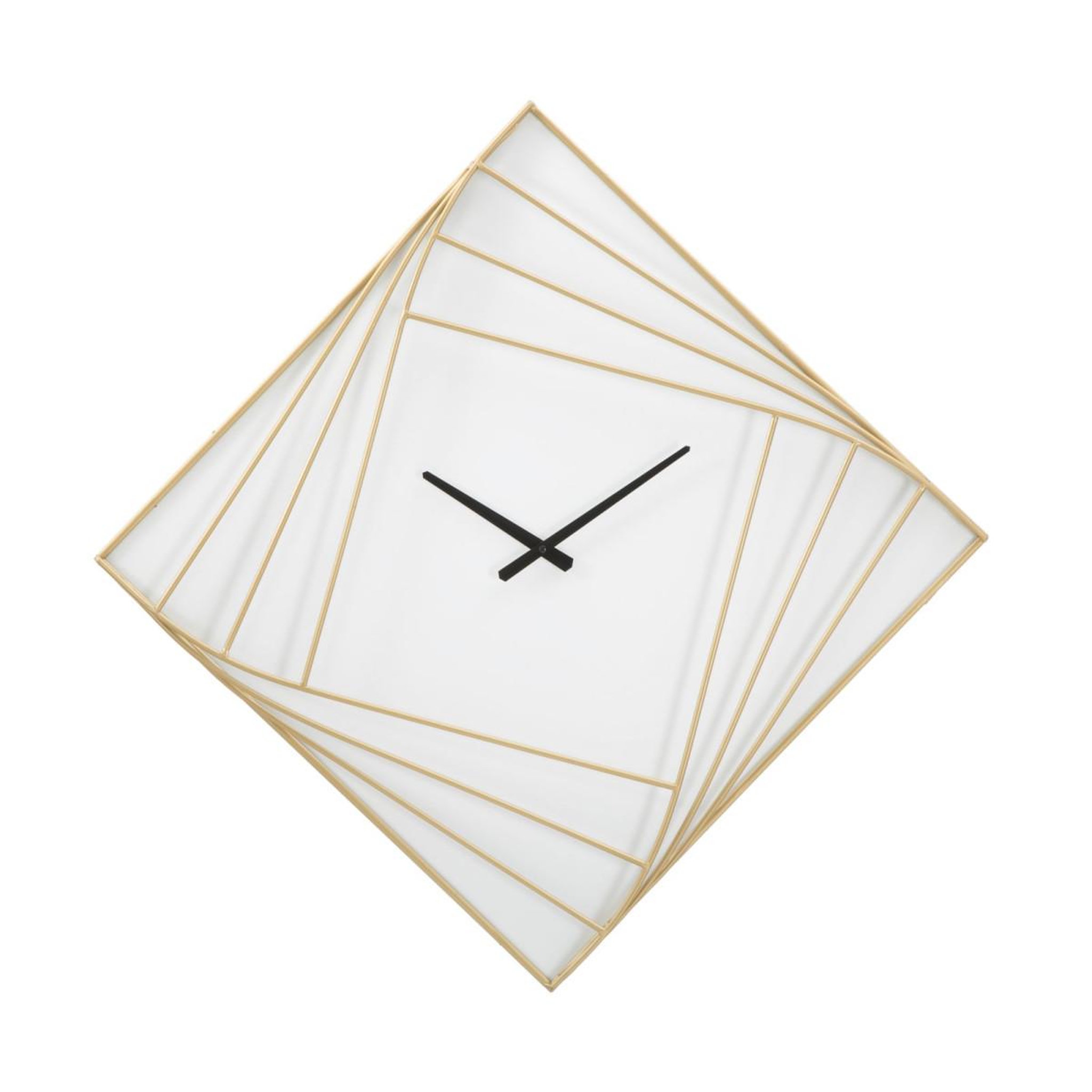 Paris Prix Horloge murale en métal  goldy line  85cm or