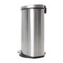 Voir la diapositive 2 : HAILO Poubelle de tri à pédale 2x22L Shell Inox