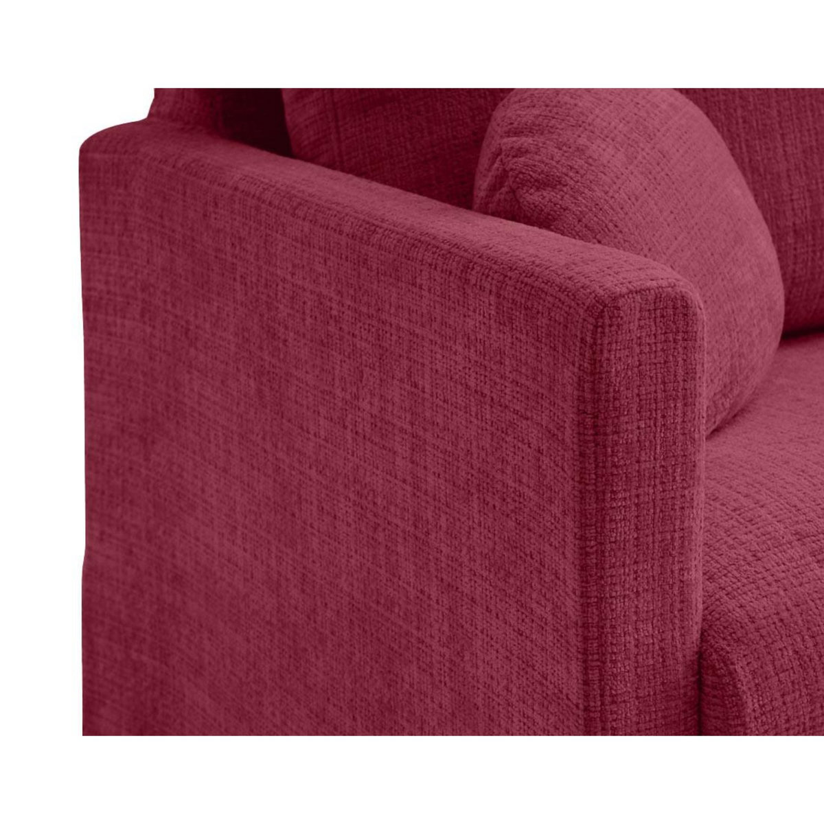 LISA DESIGN Serena - canapé droit déhoussable 2 places en velours texturé