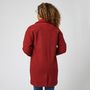 Voir la diapositive 2 : IN EXTENSO Manteau long rouge femme