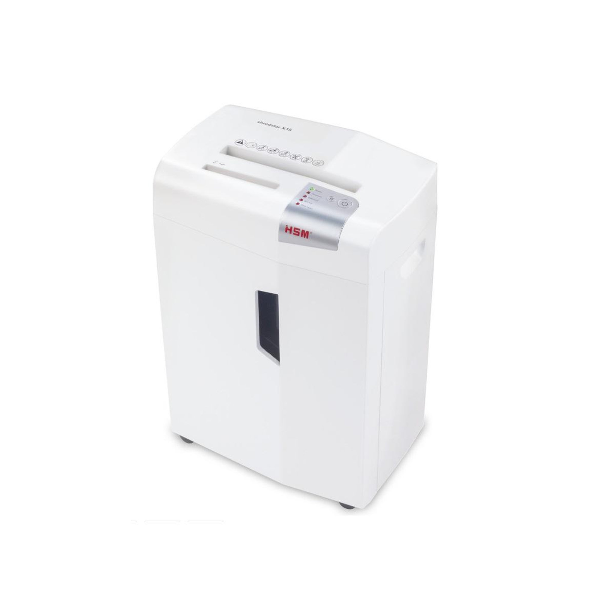 Hsm Destructeur de documents 15 feuilles coupes particules 4x37mm - 1030121