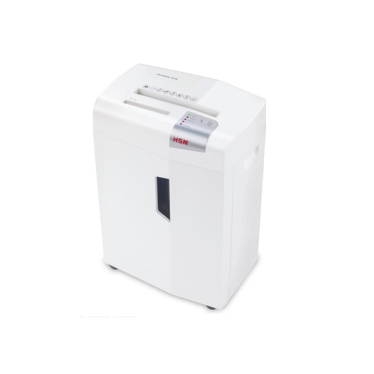 Hsm Destructeur de documents 15 feuilles coupes particules 4x37mm - 1030121