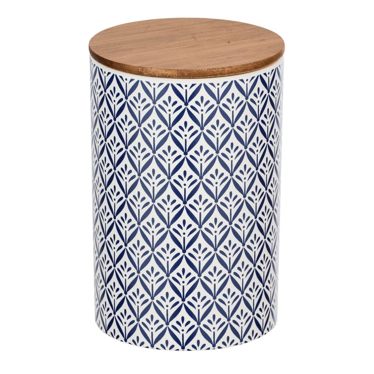 Wenko Boîte de conservation aliment Bord de mer Lorca - 1,45 L - Bleu et blanc