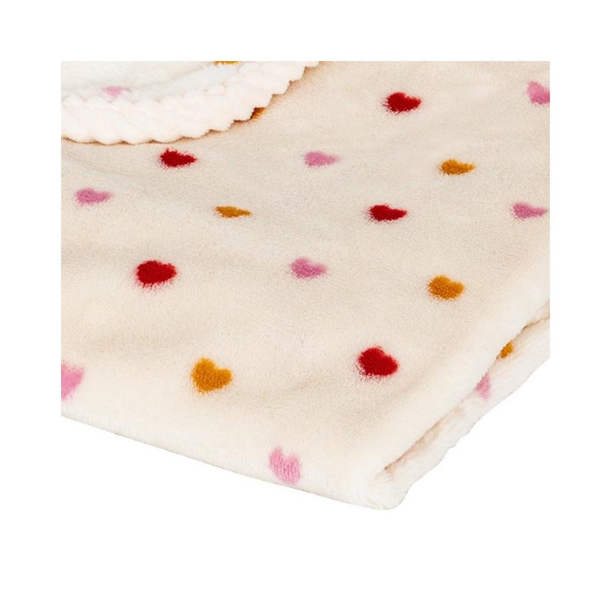 Voir la diapositive 3 : ATMOSPHERA Plaid enfant Amour en flanelle 70x100cm