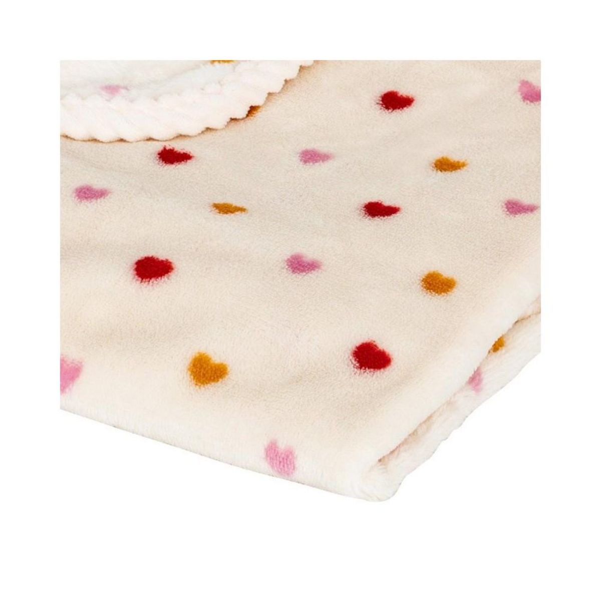 ATMOSPHERA Plaid enfant Amour en flanelle 70x100cm