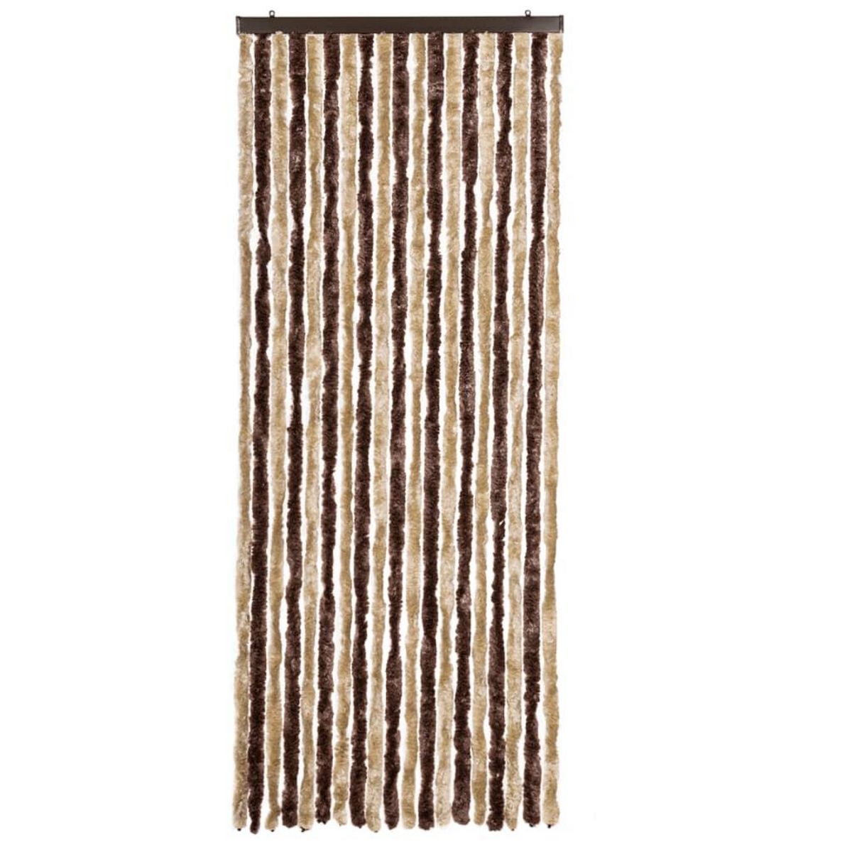 VIDAXL Moustiquaire Beige et marron clair 56 x 185 cm Chenille