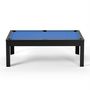 Voir la diapositive 4 : SOKKER Billard Américain convertible table 8 places KITBILL 7Ft - 226,5 x 126,5 x 80cm Plateau dînatoire et accessoires inclus - Noir