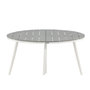 Voir la diapositive 4 : Paris Prix Table de Jardin Ronde  Break  120cm Gris