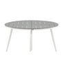 Voir la diapositive 4 : Paris Prix Table de Jardin Ronde  Break  120cm Gris