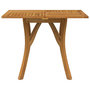 Voir la diapositive 3 : VIDAXL Table de jardin 85x85x75 cm Bois d'acacia solide