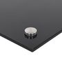 Voir la diapositive 6 : VIDAXL Dosserets de cuisine 2 pcs noir 80x60 cm verre trempé