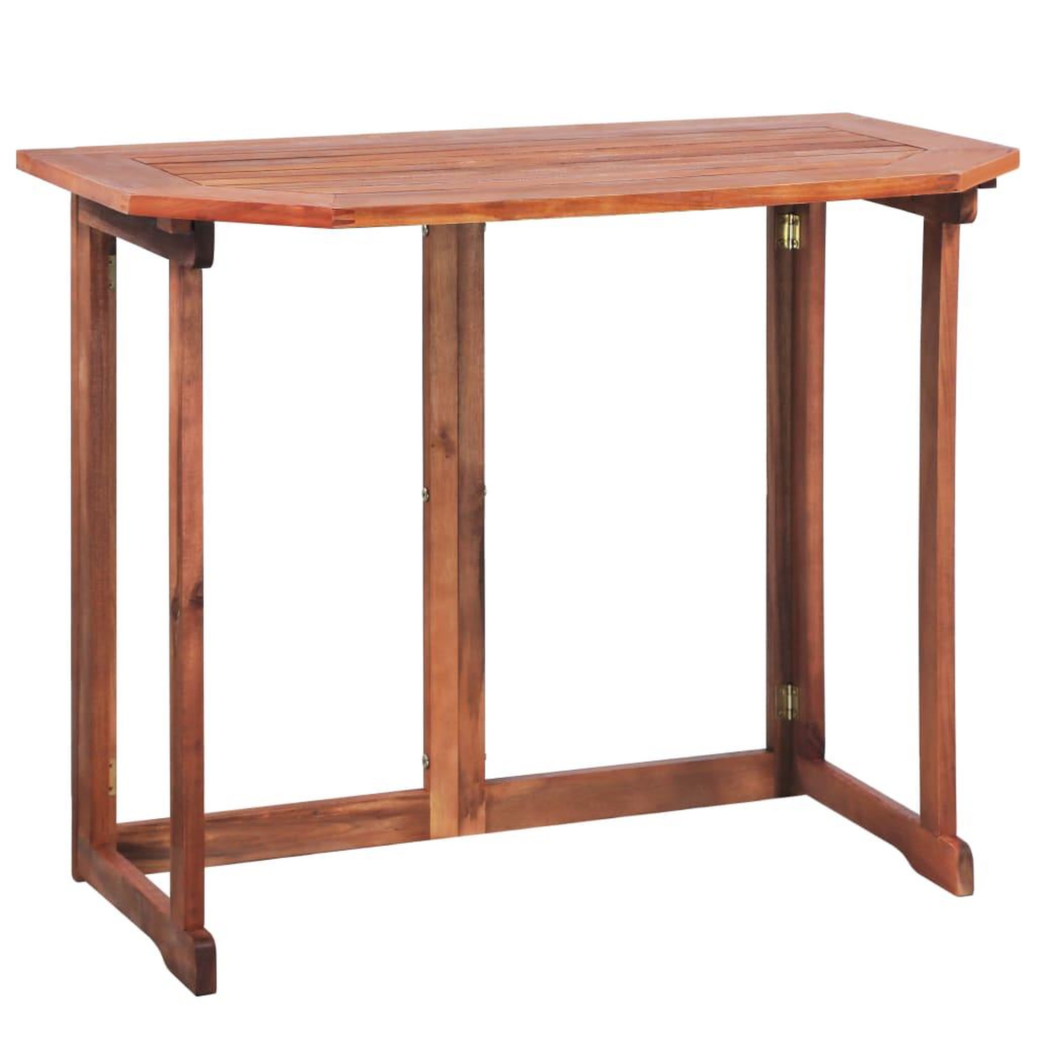 Voir la diapositive 2 : VIDAXL Table de bistro 90x50x75 cm Bois d'acacia massif