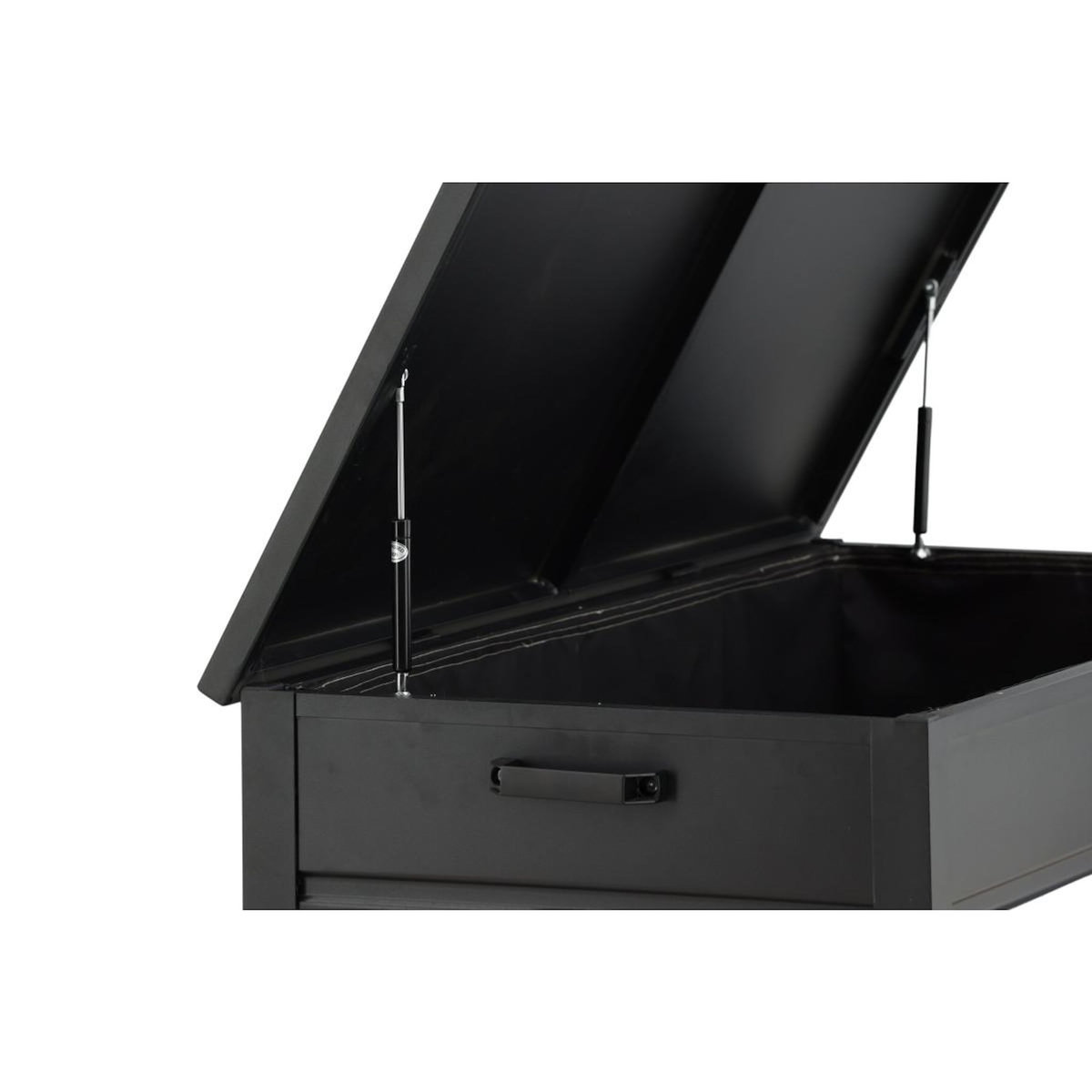 Paris Prix Coffre de Jardin en Métal  Elsa  130cm Noir