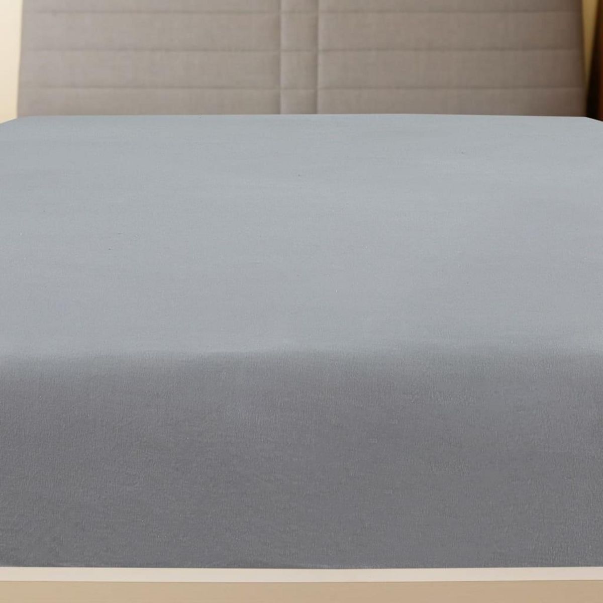 VIDAXL Draps-housses Jersey 2 pcs Gris 160x200 cm Coton