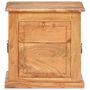 Voir la diapositive 3 : VIDAXL Coffre 40x40x40 cm Bois d'acacia solide