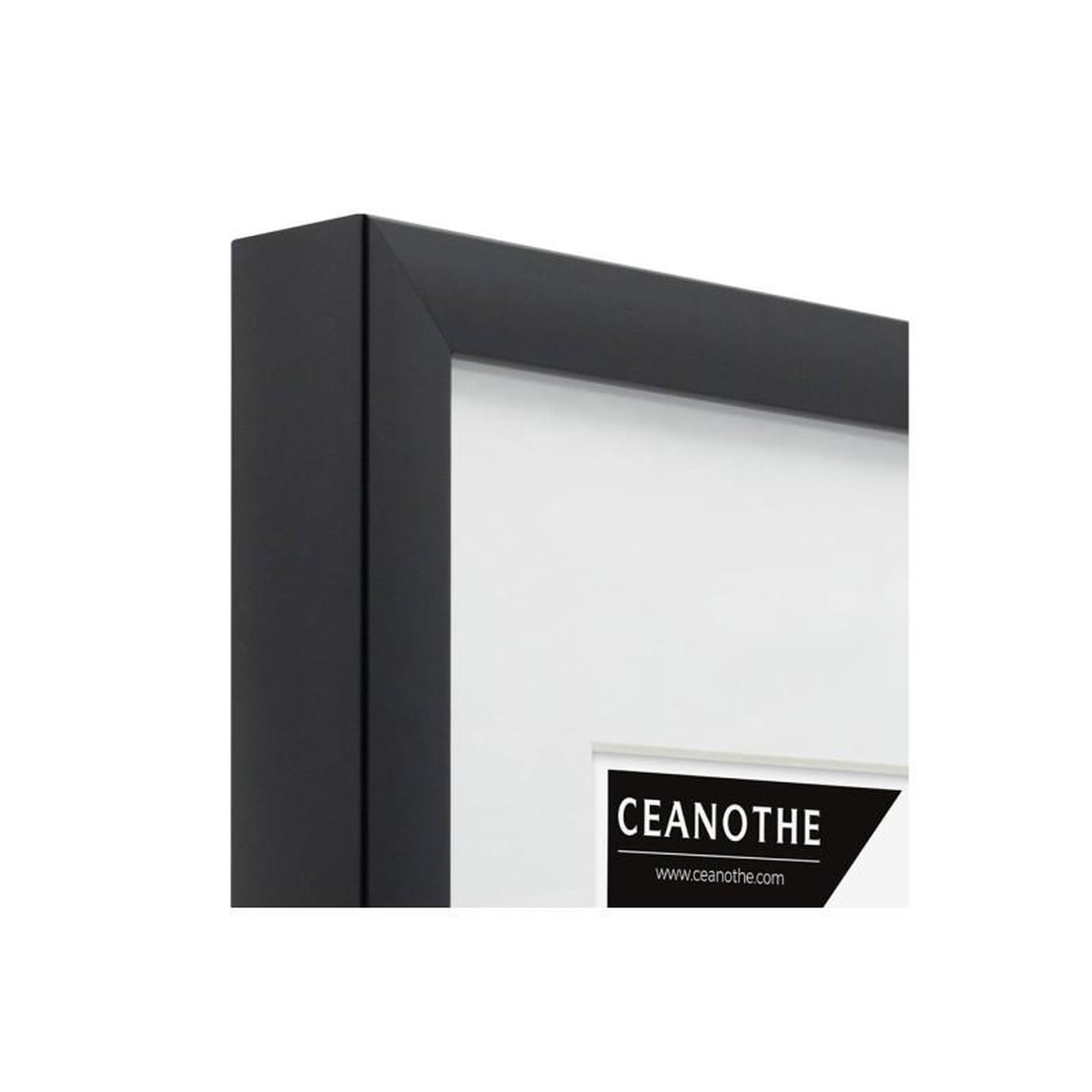 Voir la diapositive 4 : CEANOTHE Cadre Ceanothe CADRE 24X30 OUV 18X24 MILAN NOIR
