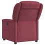 Voir la diapositive 5 : VIDAXL Fauteuil inclinable Rouge bordeaux Tissu