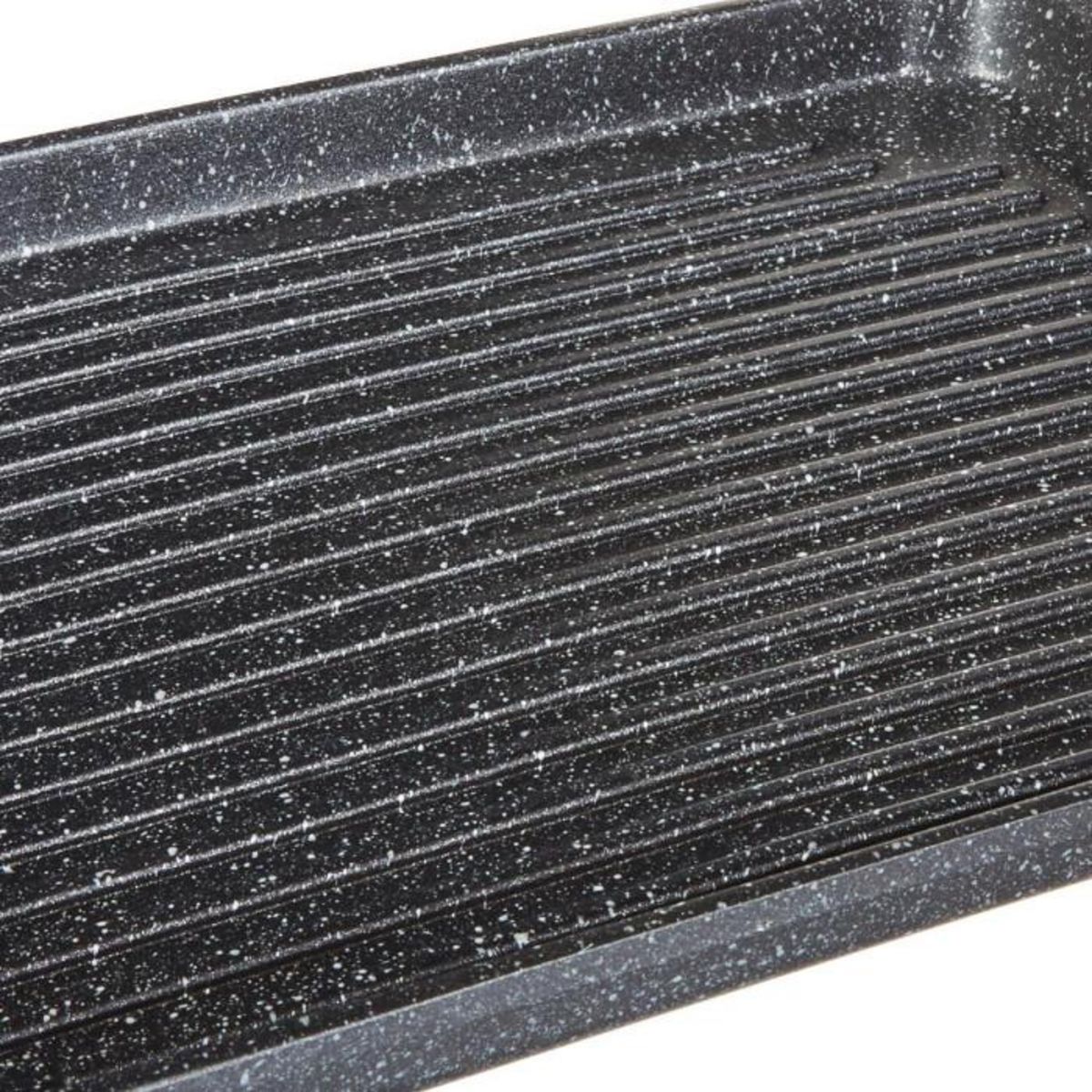 FIVE Plat à Four Revêtement Aspect Pierre  Caractère  37cm Noir